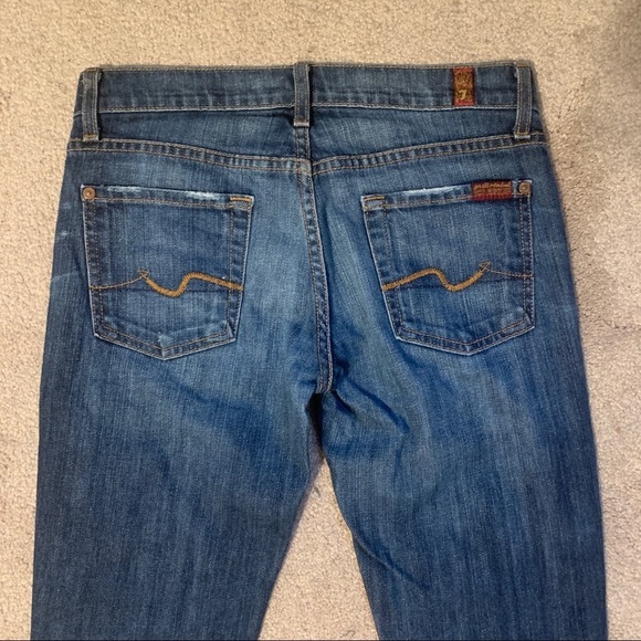 7 for All Mankind Jeans Roxanne Mid Rise - Picture 4 of 6